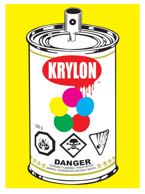 Serigrafía Pop Can Yellow de Denial- Daniel Bombardier