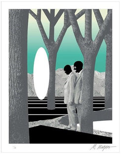 Portal Silkscreen Print by Mario Wagner