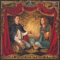 Portrait of the Unknown HPM Embellished Archival Print by Ruth Speer