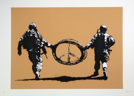 Pretence Sand PP Silkscreen Print by MAD