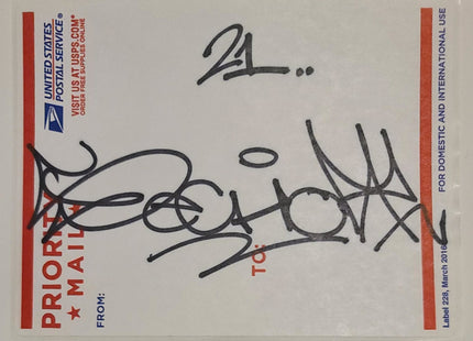 Priority Mail Double White 2021 Slap-Up by Sechor