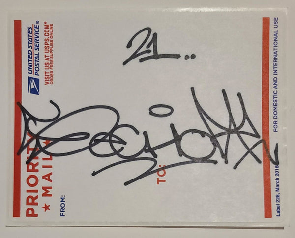Priority Mail Double White 2021 Slap-Up by Sechor