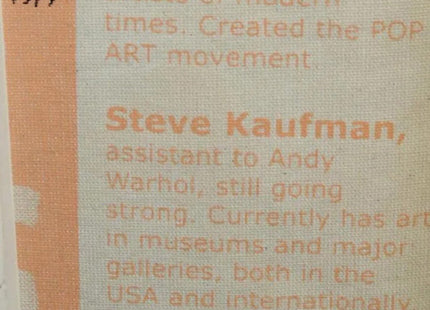 Punch Cigar HPM Serigraph Print by Steve Kaufman SAK