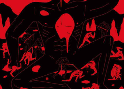 Punishment- Red Silkscreen Print by Cleon Peterson