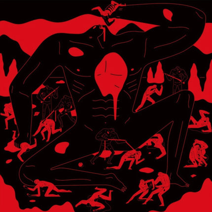 Punishment- Red Silkscreen Print by Cleon Peterson