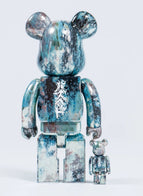 Pushead #5 100% & 400% Be@rbrick Art by Medicom Toy – Sprayed 
