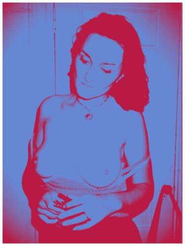 Putain 3 Silkscreen Print by Aelhra