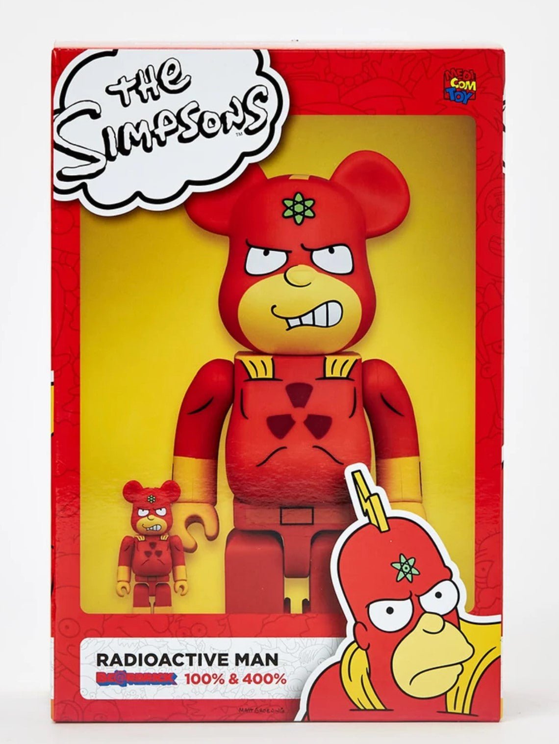 Radioactive Man 100 400 Be rbrick Sprayed Paint Art Collection radioactive-man-100-400-be-rbrick-sprayed-paint-art-collection