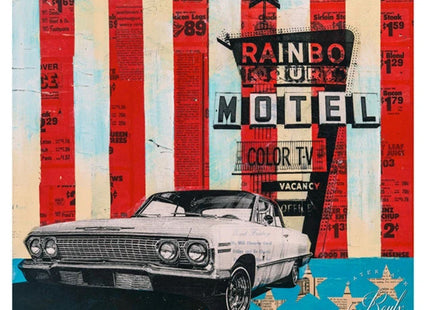 Rainbo Motel Archival Print by Robert Mars