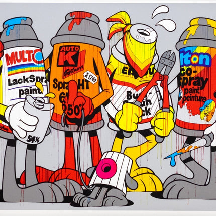 Rascals Silkscreen Print by Flying Fortress
