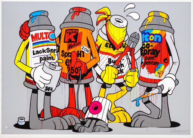 Rascals Silkscreen Print by Flying Fortress