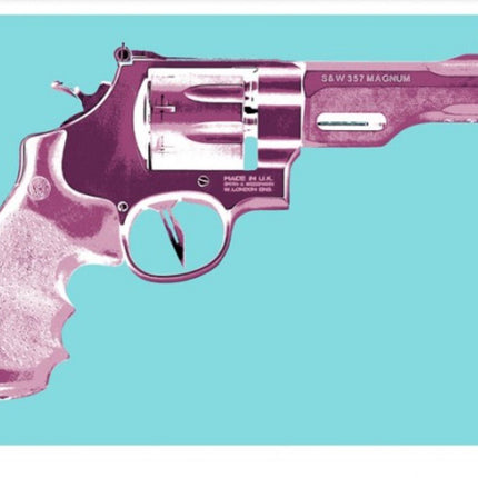 Razor Gun Silkscreen Print by Maximilian Wiedemann