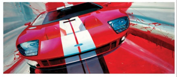 Red GT Archival Print  by Camilo Pardo