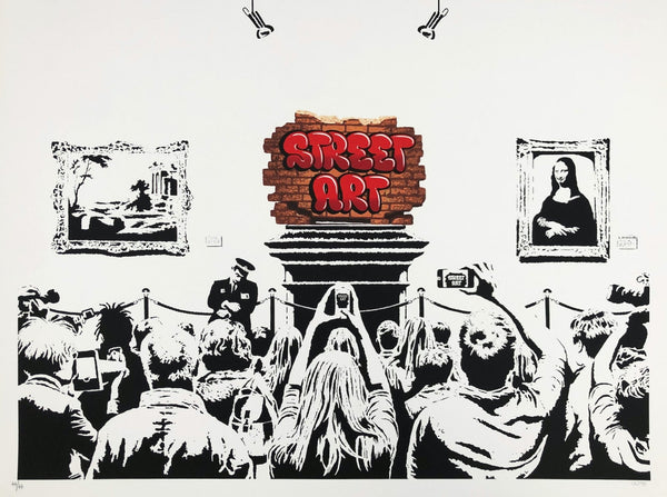 Revandalism Red Silkscreen Print by Outis