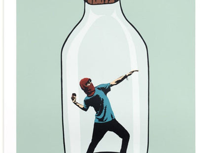 Rise Against the System Green Silkscreen Print by MAD