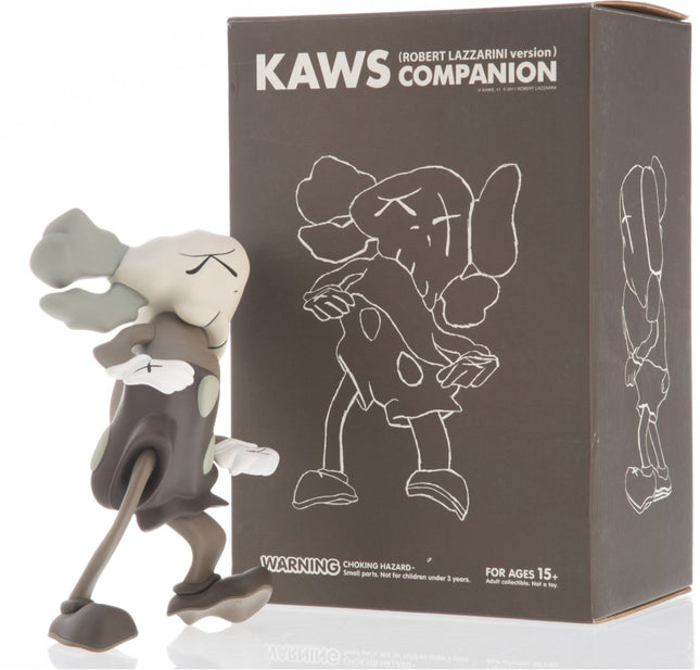Robert Lazzarini Companion- Brown Fine Art Toy by Kaws- Brian Donnelly