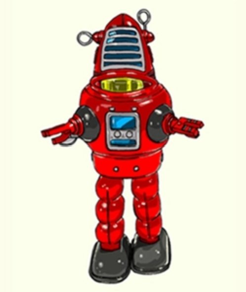 Serigrafía Robot n.° 1 de Zane Thomas