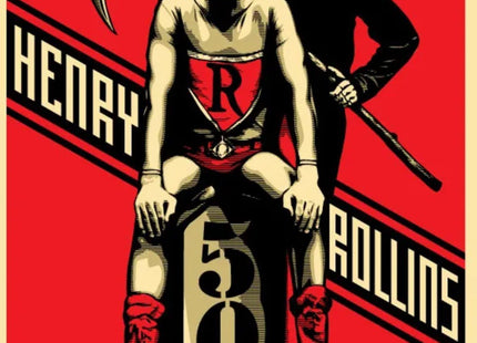 Rollins 50 Silkscreen Print by Shepard Fairey- OBEY