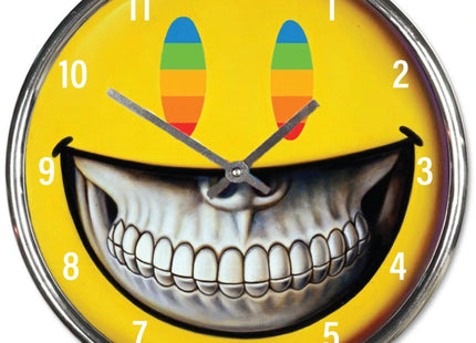 Ron English Wall Clock Grin Smiley Art Object by Ron English