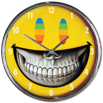 Ron English Wall Clock Grin Smiley Art Object by Ron English