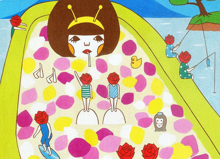 Rose Bath Naoshi Giclee Print by Naoshi