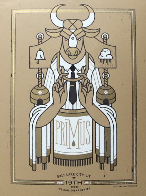 Sacred Handshake With Beef Silkscreen Print by Dan Christofferson- Beeteeth