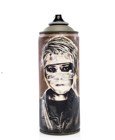 Salvage Can 3 Original Spray Paint Can Sculpture Painting Eddie Colla