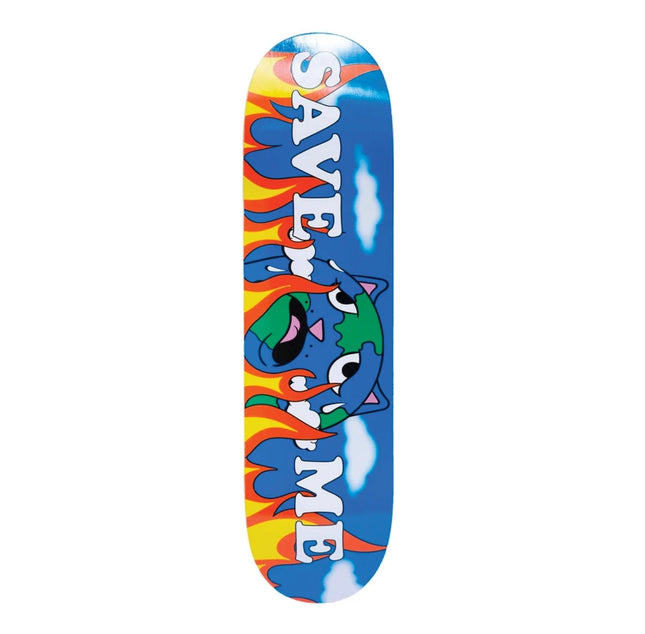 Save The World Deck- Multi Color Skateboard by Rip N Dip Silkscreen