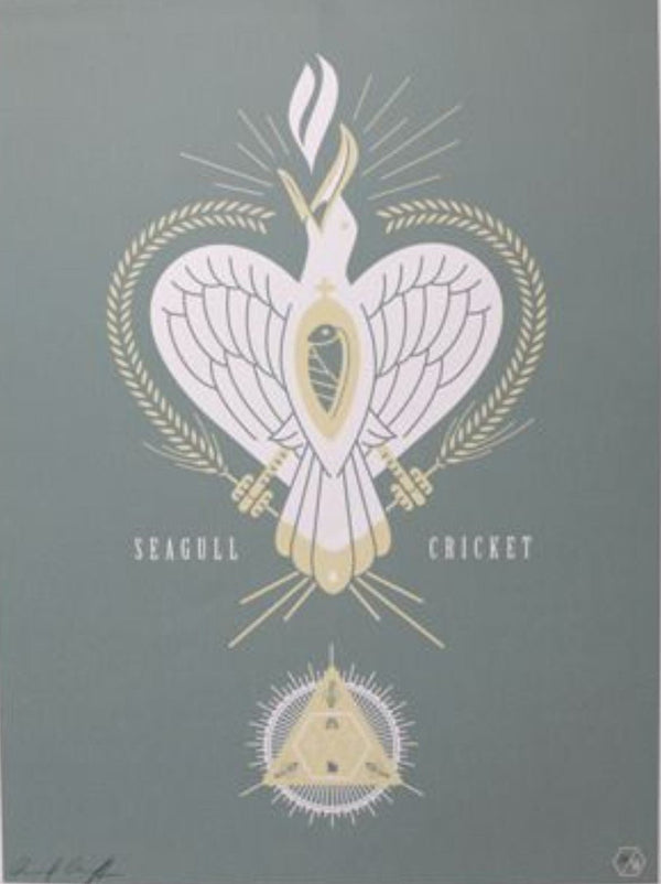 Saved by Seagulls Letterpress Print by Dan Christofferson- Beeteeth