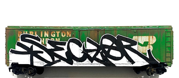 SECHOR Train #2 Graffiti Sculpture by Sechor