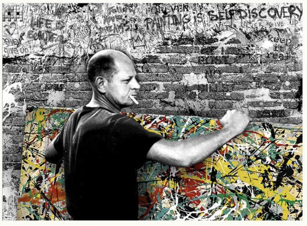 Sérigraphie sur papier d'archivage « Découverte de soi » par Mr Brainwash - Thierry Guetta