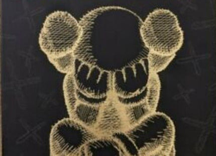 Separated- Black Fine Art Toy by Kaws- Brian Donnelly