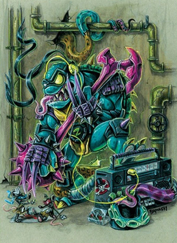 Alcantarillado Shreddin Giclee Print por Brandon Sopinsky