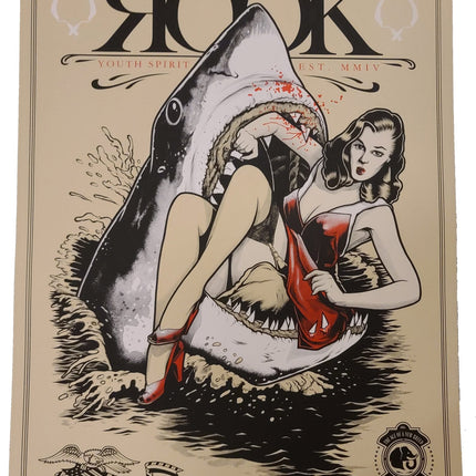Shark Bite AP Silkscreen Print by Joe King