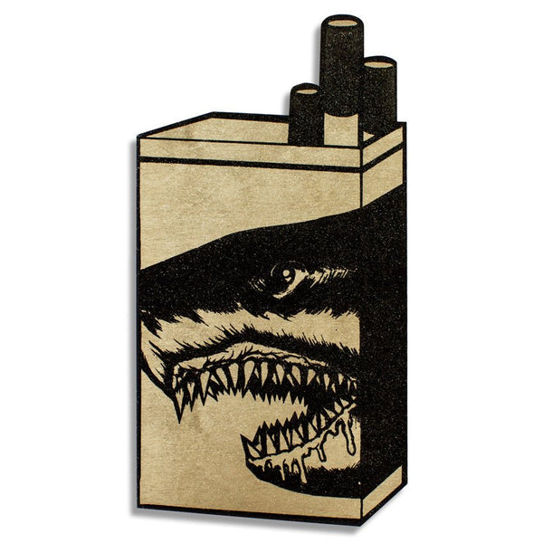 Shark Gold HPM Wood Print by Shark Toof