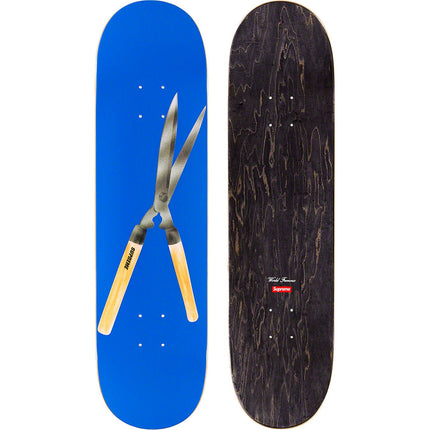 Shears Deck SS19 Royal Blue Skateboard Art Deck by Supreme