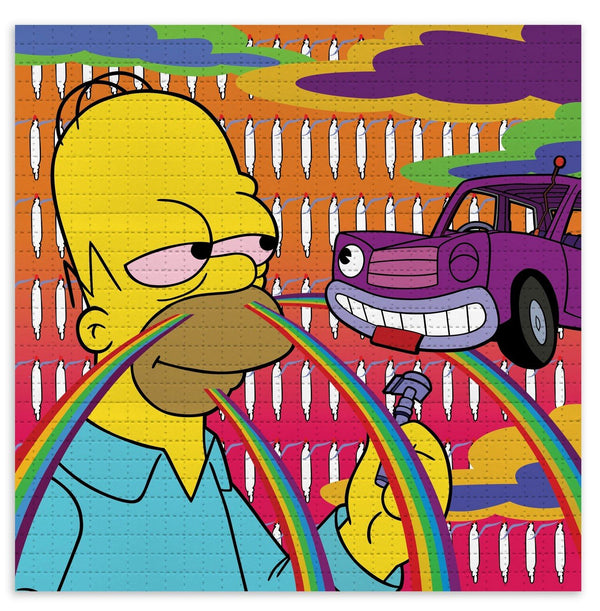 Asseyez-vous là Groovin On It Papier buvard Impression d'archives par Skel