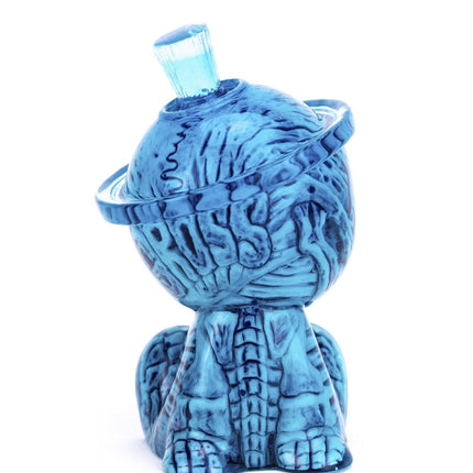 Skelecan Blue Glow Canbot Canz Art Toy by American Gross x Czee13