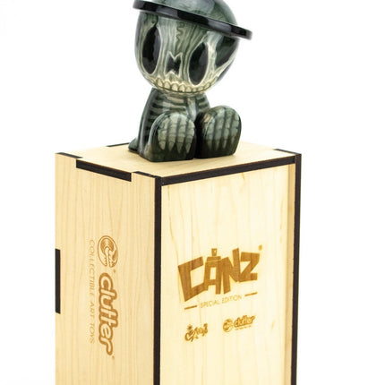 Skelecan Smoke n' Bone Canbot Canz Art Toy by American Gross x Czee13
