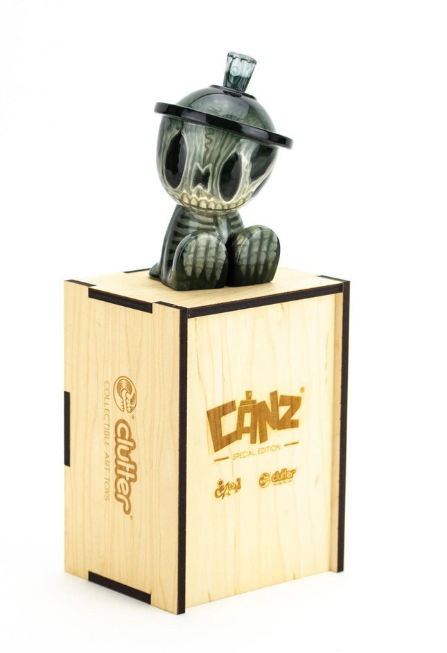 Skelecan Smoke n' Bone Canbot Art Toy by American Gross x Czee13