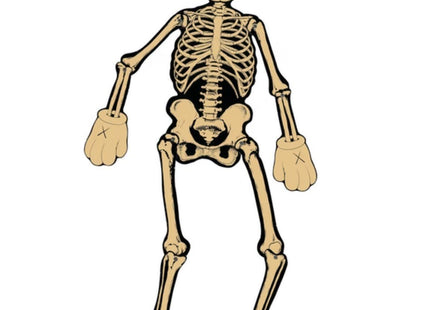 Skeleton Board Cutout Ornament- Bone Giclee Print by Kaws- Brian Donnelly