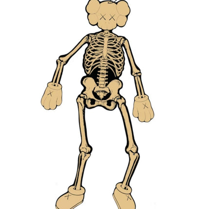 Skeleton Board Cutout Ornament- Bone Giclee Print by Kaws- Brian Donnelly