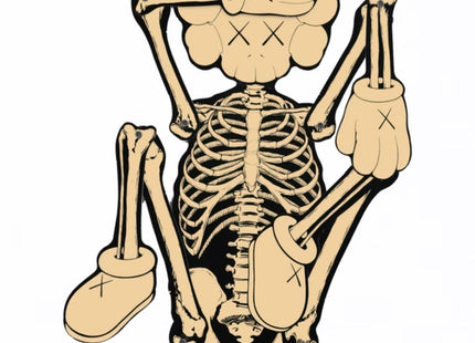 Skeleton Board Cutout Ornament- Bone Giclee Print by Kaws- Brian Donnelly
