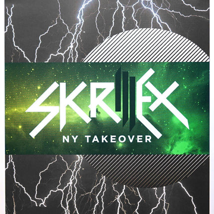 Skrillex NY Takeover 4 2012 Silkscreen Print by MFG- Matt Goldman