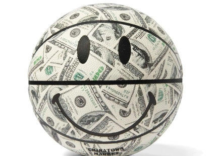 Smiley Money Ball- Multi Basketball Object Art by China Town Market