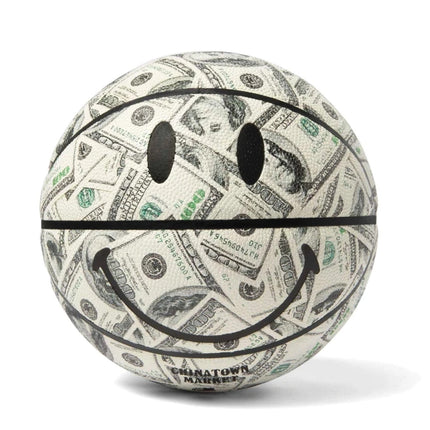 Smiley Money Ball- Multi Basketball Object Art by China Town Market