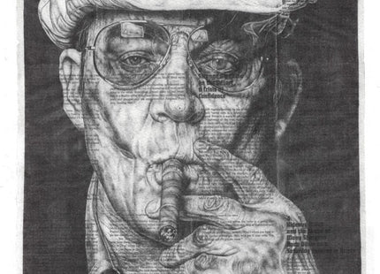 Some May Never Live, But The Crazy Never Die Etching Print by Mark Powell