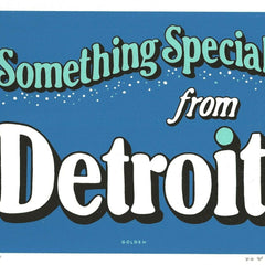Something Special From Detroit Silkscreen Print by Kelly Golden