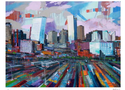 South Station Archival Print by Adam J O'Day