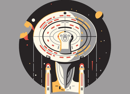 Space, The Final Frontier Silkscreen Print by DKNG
